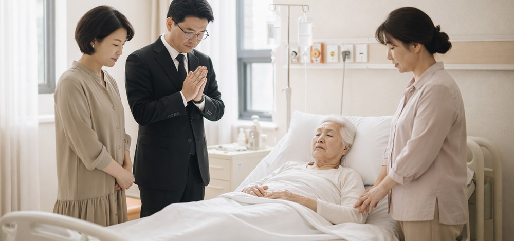 생전 임종 예배 실사